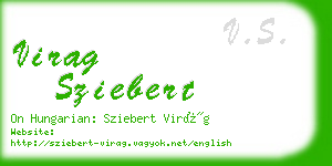 virag sziebert business card